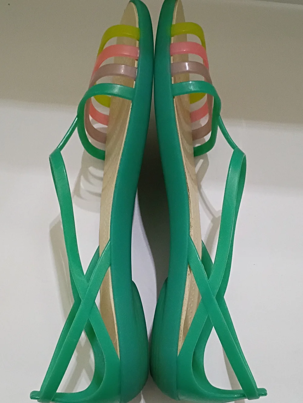 Crocs Isabella Island Green Relaxed Fit Sandals Size 10
